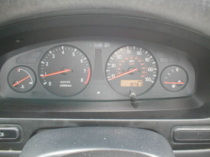 2000 rover 45 il 1.4 16v dashboard