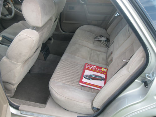 1990 Rover 820 SI Rear Interior