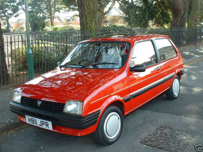 1990 rover metro 1.3 red 1