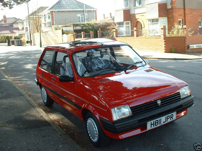 1990 rover metro 1.3 red 3