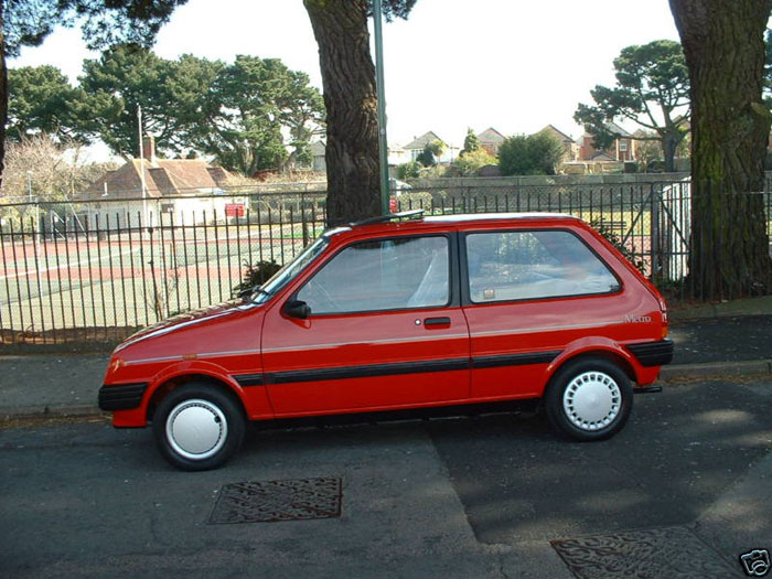 1990 rover metro 1.3 red 4