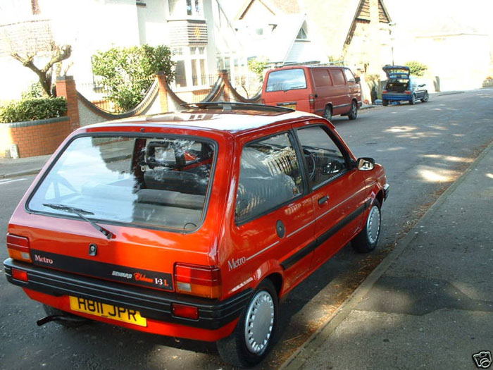 1990 rover metro 1.3 red 5