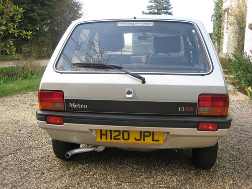 1991 Rover Metro 1.3 GS Back