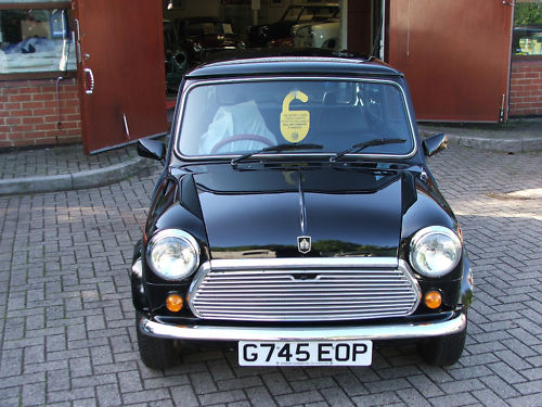 1989 rover mini 30th anniversary black 1