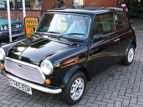 1989 rover mini 30th anniversary black 2