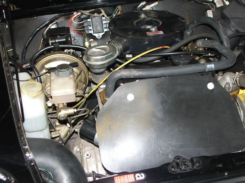 1989 rover mini 30th anniversary black engine bay