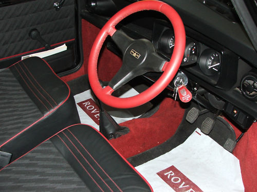 1989 rover mini 30th anniversary black interior 1