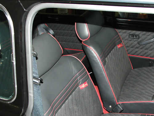 1989 rover mini 30th anniversary black interior 2