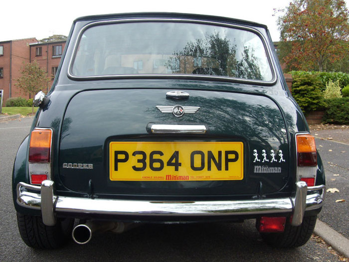 1996 rover mini cooper reg 1.3i back