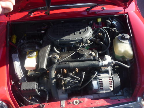 2001 rover mini cooper sportspack engine bay