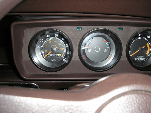 1987 Rover Mini Mayfair Gauges