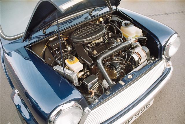 1997 Rover Mini Seven Special Edition MPi Engine Bay