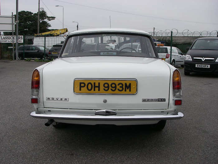 1973 Rover P6 2200 SC Back