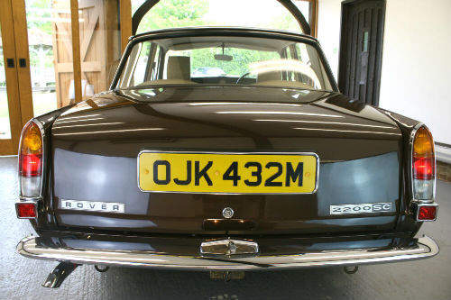 1974 Rover P6 2200 SC Back