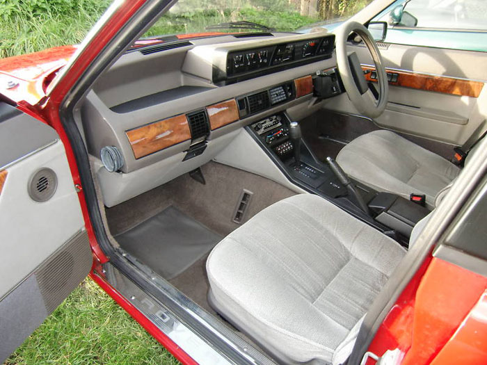 1984 rover sd1 2600 vanden plas auto interior 1