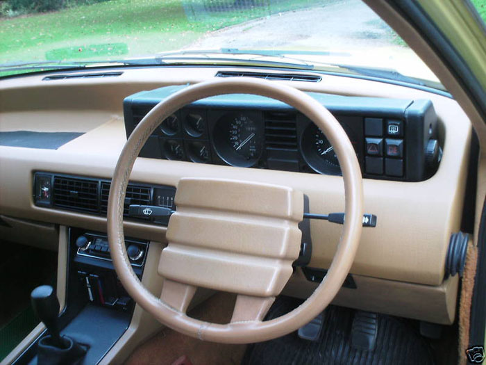 1978 rover 2600 yellow dashboard