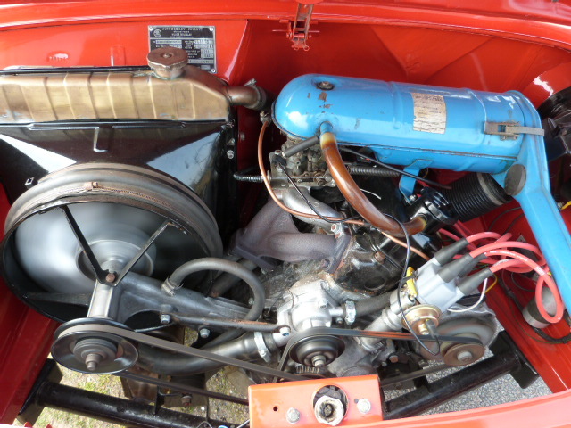 1968 skoda 1000 mb deluxe engine bay