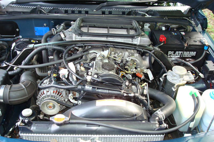 1997 suzuki vitara 2.0 td auto engine bay
