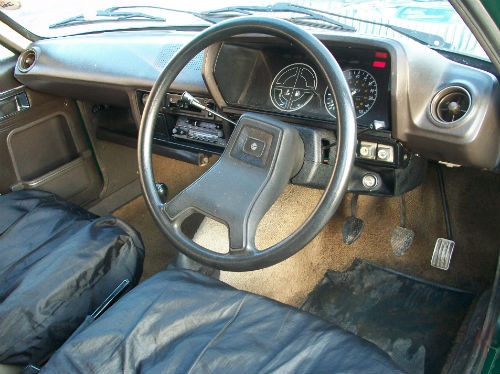 1980 talbot avenger 1.3 ls interior