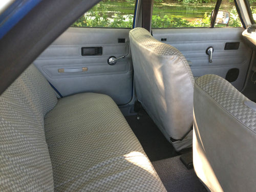 1979 Talbot Avenger 1.6 LS Rear Interior