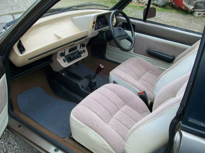 1984 talbot samba convertible interior 1
