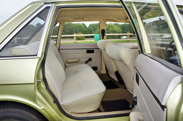 1982 Talbot Solara 1.6 LS Rear Interior