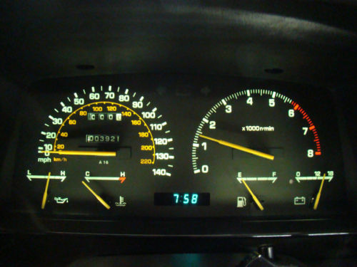 1984 toyota celica 2.0 xt auto hatchback speedometer