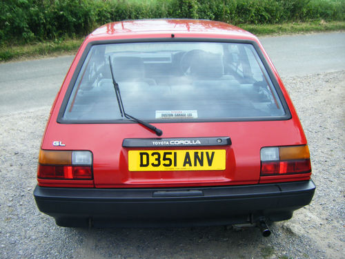 1987 Toyota Corolla 1.3 GL Back