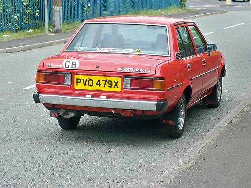 1987 toyota corolla ke70 dx 1.3l 5