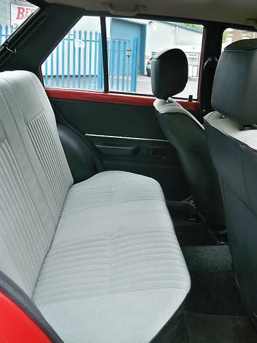 1987 toyota corolla ke70 dx 1.3l rear seats
