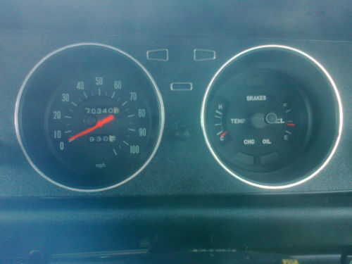 1973 Toyota Corolla KE20 1.2 Speedometer