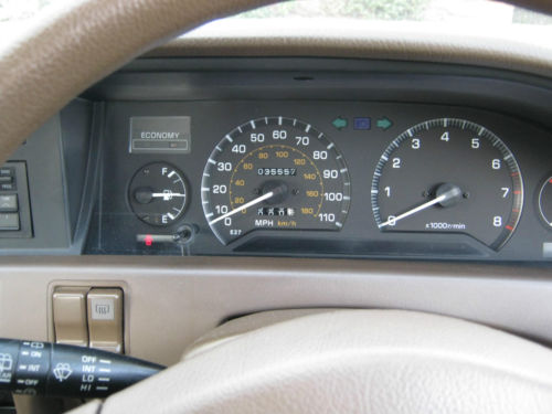 1989 toyota corolla 1.3 gl 5dr hatch dashboard