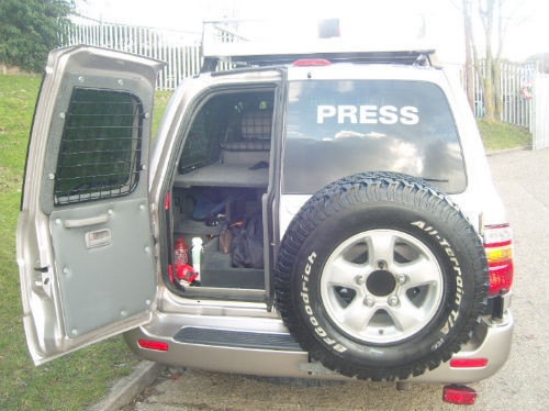 2002 52 reg toyota landcruiser 4.2 td lhd b6 armoured bullet proof 4