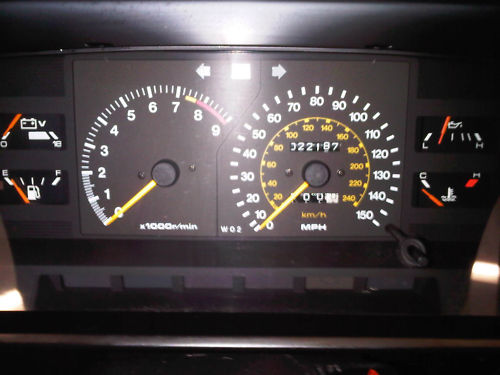 1986 toyota mr2 mk1 dashboard