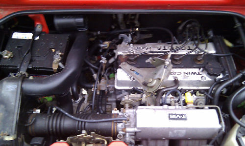 1986 toyota mr2 mk1 engine bay