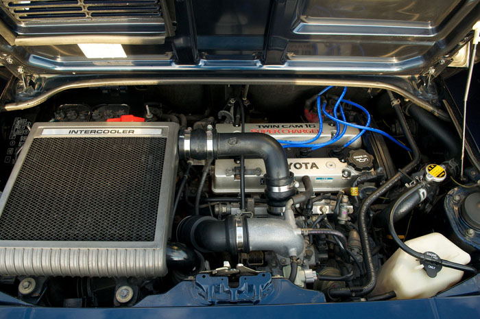 1988 Toyota MR2 Mk1 Supercharged Engine Bay