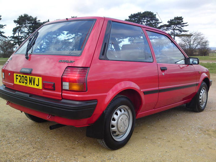 1989 toyota starlet 1.0gl 7