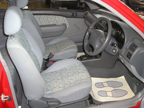 1996 toyota starlet sportif 1.3 automatic interior 1