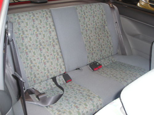 1996 toyota starlet sportif 1.3 automatic rear seats
