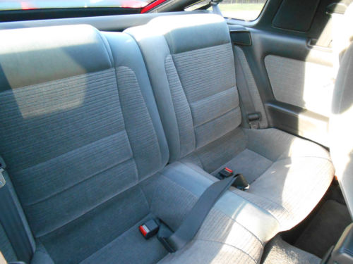 1991 Toyota Supra 3.0 Rear Interior
