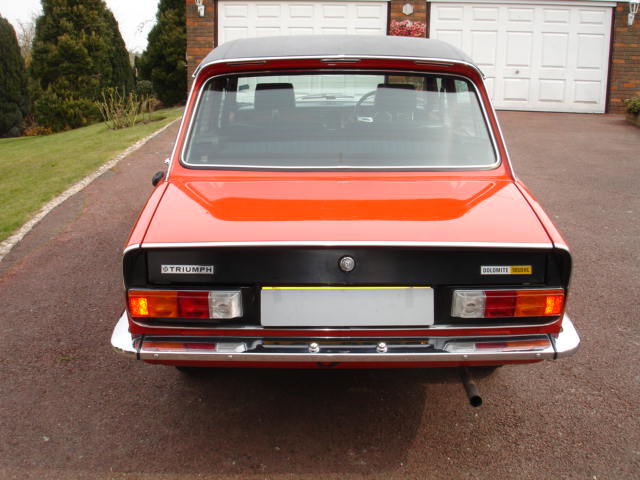 1977 triumph dolomite 1850hl back