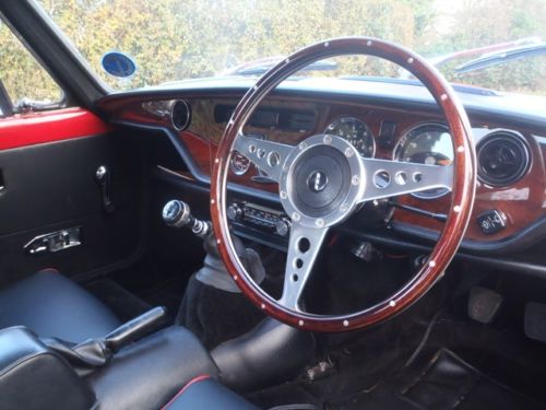 1972 Triumph Spitfire GT6 Dashboard Steering Wheel