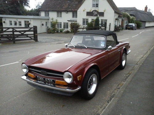 1972 triumph tr6 150bhp 2.5 litre 6 cylinder engine 1