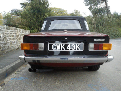 1972 triumph tr6 150bhp 2.5 litre 6 cylinder engine back