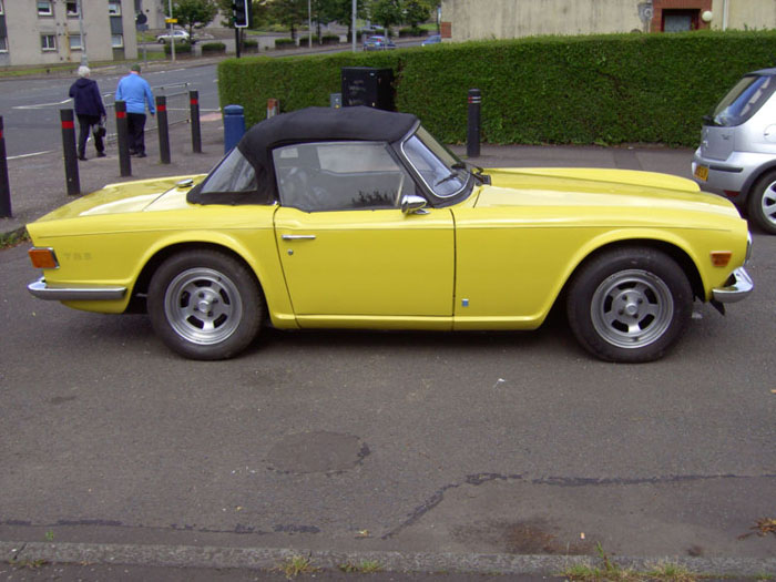 1973 triumph tr6 yellow fuel injection manual overdrive 3