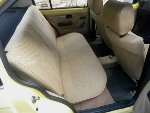 1982 Vauxhall Astra MK1 1300S Rear Interior