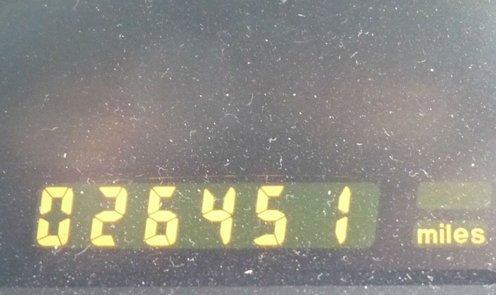 1989 Vauxhall Carlton GSi 3000 Odometer