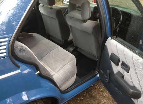 1988 Vauxhall Cavalier MK2 1.3L Rear Interior