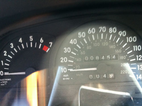 1989 vauxhall cavalier sri grey speedometer