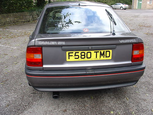 1989 Vauxhall Cavalier Mk3 2.0i SRI  Hatchback Back